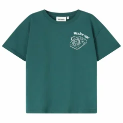 Cos I Said So T-shirt Wake Up Coton Bio | Vert foncé New