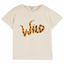 Clearance Emile et Ida T-Shirt Wild Coton Bio | Crème