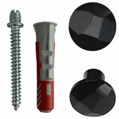 M Nuance Tête martelée à la main | Noir New