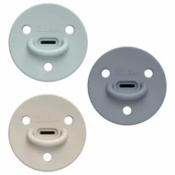 Elhée Tétines en silicone médical Choochoo Buddy - Set de 3