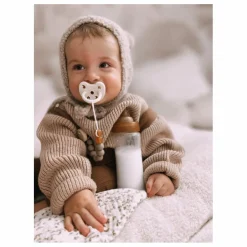 Hevea Tétines physiologiques en caoutchouc naturel - Lot de 2 | Beige Best