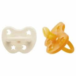 Online Hevea Tétines physiologiques en caoutchouc - Lot de 2 Naturel