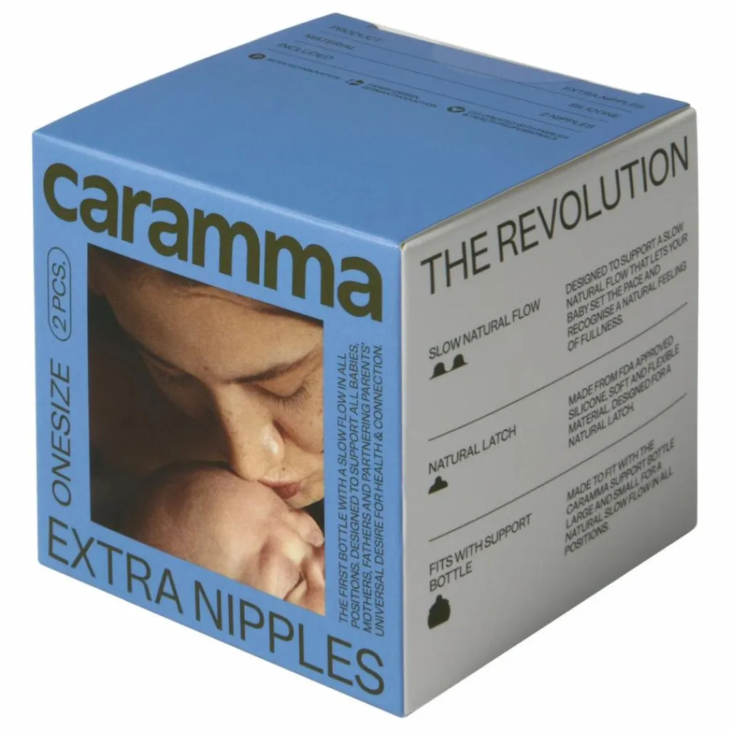 Best Caramma Tétines pour biberon - Set de 2 Transparent