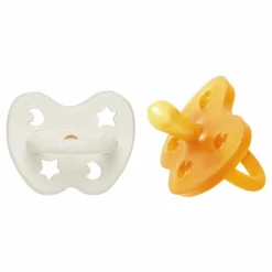 Hevea Tétines|Puériculture|Tétines symétriques en caoutchouc naturel - Lot de 2 |