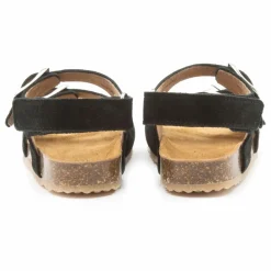 Pèpè Two Con Me - Sandales Boucles Doubles | Noir