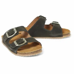 Pèpè Two Con Me - Sandales Double Boucles | Gris anthracite Outlet