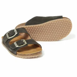 Pèpè Two Con Me - Sandales Double Boucles | Gris anthracite Outlet