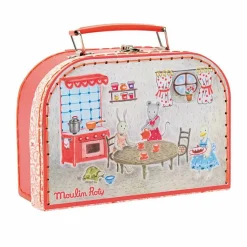 Online Moulin Roty Valise dînette à pois Rouge