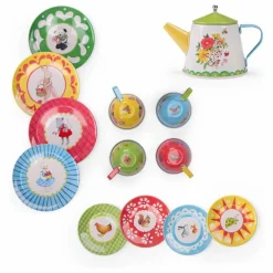 Discount Moulin Roty Valise thé métal La Grande Famille Multicolore