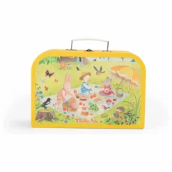 Discount Moulin Roty Valise thé métal La Grande Famille Multicolore