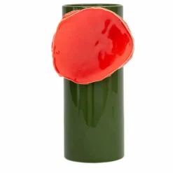 Outlet Vitra Vase découpage disque - Ronan & Erwan Bouroullec | Vert foncé