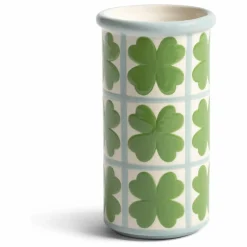 Sale &Klevering Vase en grès Trèfles | Vert
