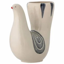 Bloomingville Vase oiseau en grès Trudy | Blanc Outlet