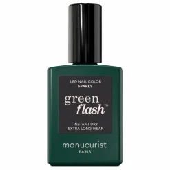 Discount Manucurist Vernis à ongles semi-permanent Green Flash - 15 ml | Sparks