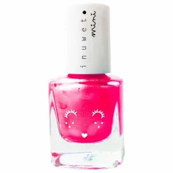 Hot Inuwet Vernis enfant à l'eau parfumé Bubble Gum - 5ml | Rose fluo