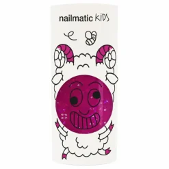 Hot Nailmatic Kids Vernis Sheepy pailleté - 8 ml | Rose