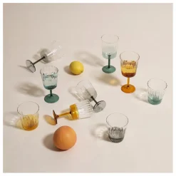 Hot Maison Sarah Lavoine Verre à eau Eclat | Bleu Sarah