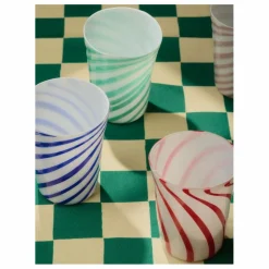 Bitossi Verres en verre soufflé Bachette Viola - Set de 2 |