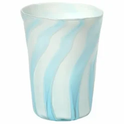 Bitossi Art De La Table|Verres en verre soufflé Bachette Azzurro - Set de 2 |