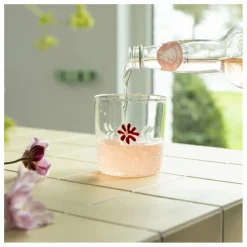 &Klevering Verres Flora - Set de 2 | Rouge Clearance