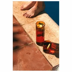 HKliving Verres Sunlit - Set de 4 | Ambre