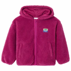 Enfant American Vintage Manteaux, Blousons|Manteaux, Vestes|Veste à Capuche Façon Sherpa Hoktown |