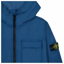 Stone Island Veste à Capuche Uni | Bleu Hot