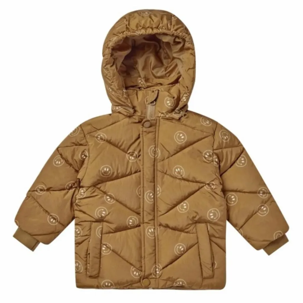 Rylee + Cru Veste Ski Smiley | Camel New