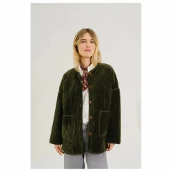 Femme Sacrécoeur Veste Bari Zephir Brodée Velours |