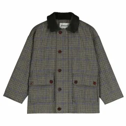 Tangerine Veste Carreaux Laine | Gris Clearance