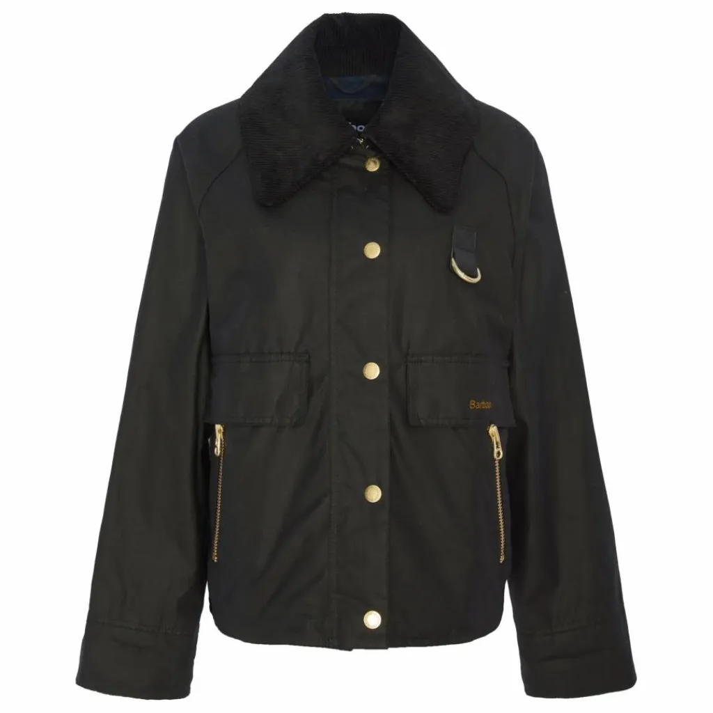 Barbour Veste Catton Cirée | Noir Sale