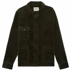 Pompeii Veste Chore Velours | Vert kaki Discount