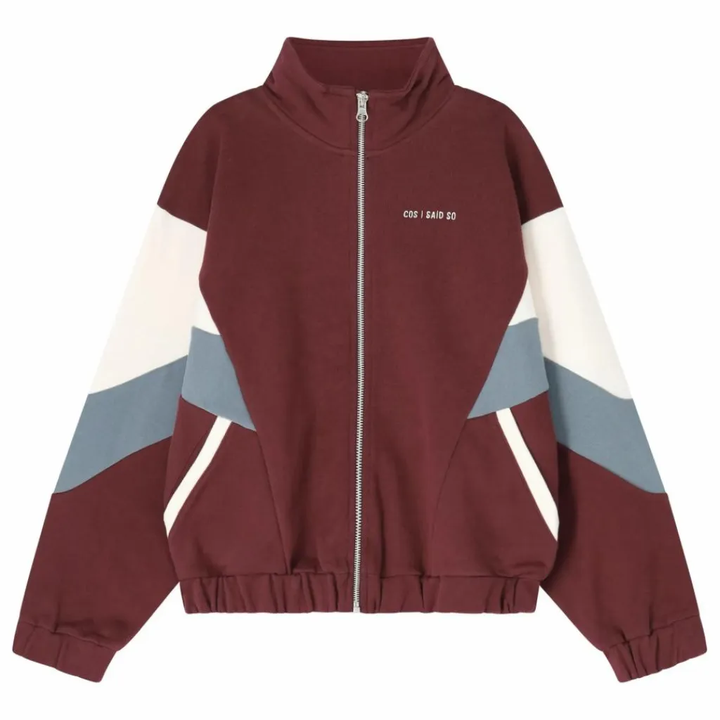 Discount Cos I Said So Veste Colorblock Coton Bio | Bordeaux