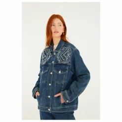 Online Farm Rio Veste Cornely Denim | Bleu
