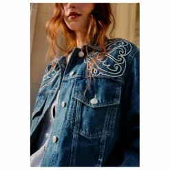 Online Farm Rio Veste Cornely Denim | Bleu