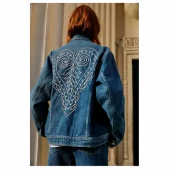 Online Farm Rio Veste Cornely Denim | Bleu