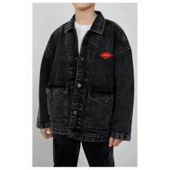 American Vintage Veste Courte Col Chemise | Noir Sale