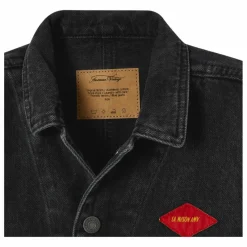 American Vintage Veste Courte Col Chemise | Noir Sale