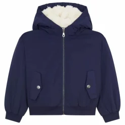 Hundred Pieces Veste courte moltonnée | Bleu marine Best