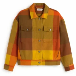 New Thinking Mu Veste Creek Blanket Frans Coton Bio | Orange