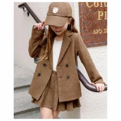 Rylee + Cru Veste Croisée Mini | Tabac Clearance