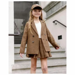 Rylee + Cru Veste Croisée Mini | Tabac Clearance