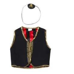 Clearance Great Pretenders Veste de pirate et cache-œil Noir