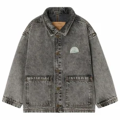 Online American Vintage Veste Denim Yopday | Denim gris foncé