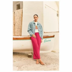 New Alma Deia Veste en Denim Bio | Denim bleached