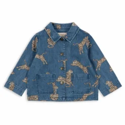 Konges Sløjd Veste en Jean Magot Tigres Coton Bio | Bleu Clearance