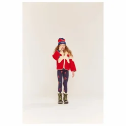 Wynken Veste Façon Sherpa Dancing Dahlia | Rouge Best