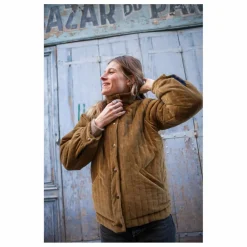 Femme Marlot Paris Veste Fourrée Coton Velours Matelassé Rita - Collection Femme |