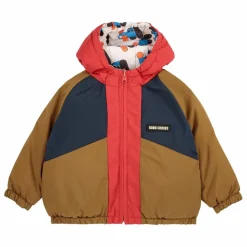 Bobo Choses Veste Imperméable Réversible Fibres Recyclées Bébé | Bleu Sale