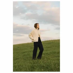 Femme Sacrécoeur Veste Jay Bouclette Laine Vierge |